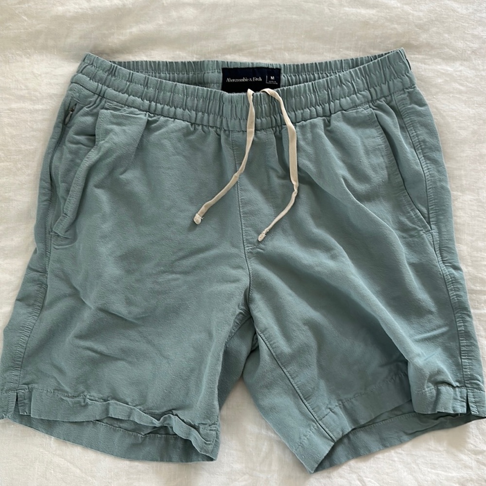 Abercrombie Washed Cotton Dock Shorts Size Medium